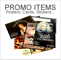 Promo Items Posters, Cards, Stickers...