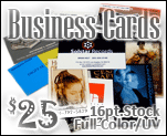 Full-color Business Cards $25