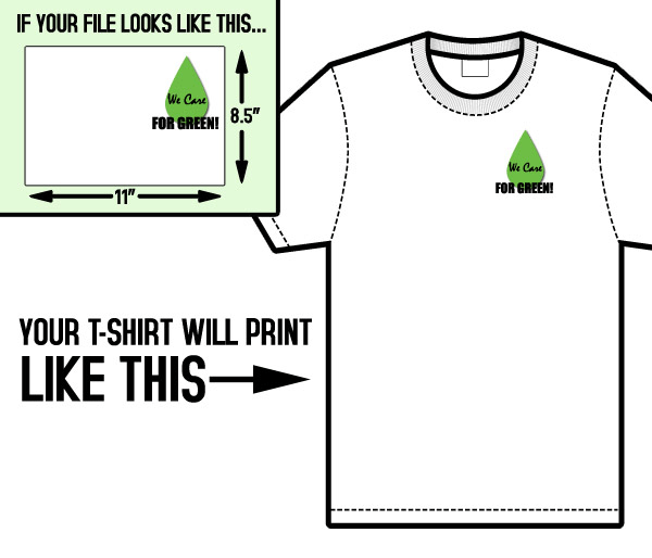 t-shirt artwork position t-shirt artwork position