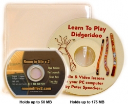 DVD CardDiscs and 3" mini DVD discs replication