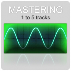 Audio Mastering 1 - 5 Tracks