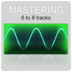 Audio Mastering 6 - 8 Tracks