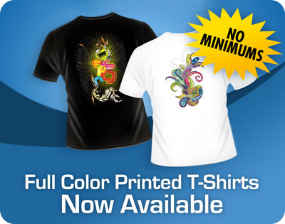 Full Color T Shirt Printing