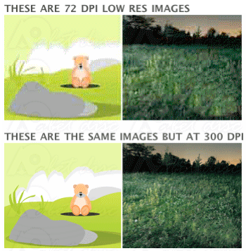 What resolution should my files be