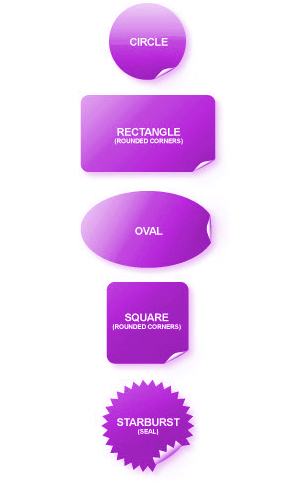 Roll Label Shapes Roll Label Shapes